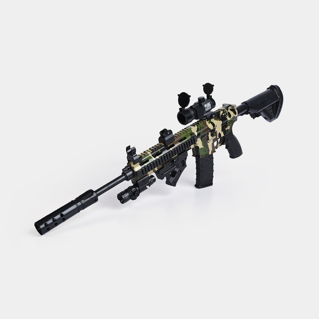 Electric Water Gel Bullet Blaster Set – Military Style Toy Rifle with Tactical Accessories