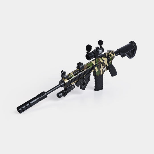 Electric Water Gel Bullet Blaster Set – Military Style Toy Rifle with Tactical Accessories