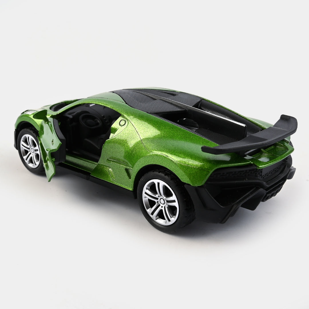 Die-Cast Model Car Green For Kids