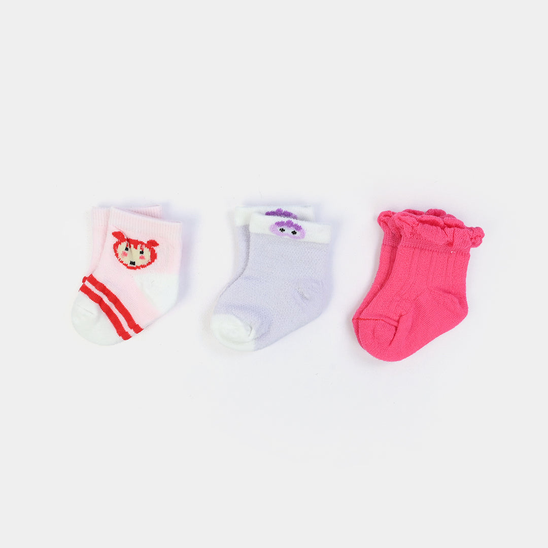 Carters Baby Socks 3Pcs | 0-6M