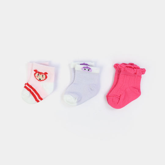 Carters Baby Socks 3Pcs | 0-6M