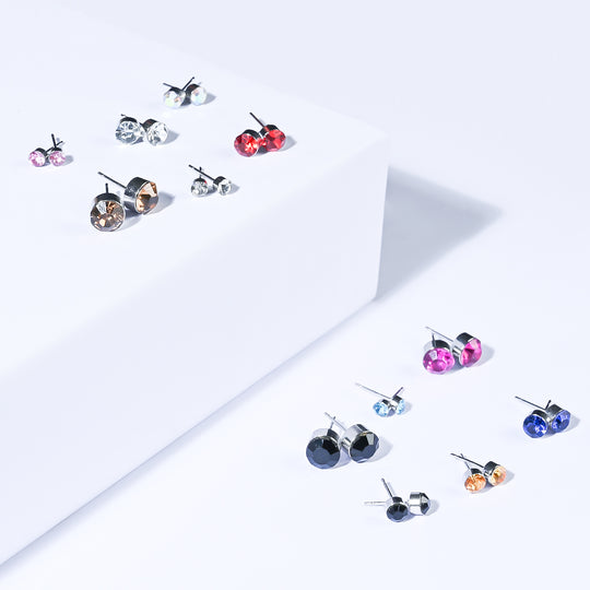 12 Pairs Charming Ears Studs/Tops For Girls