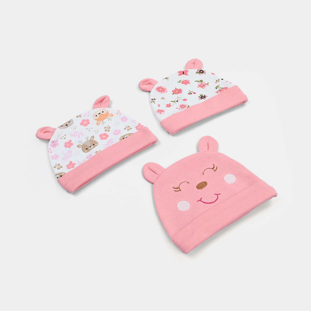 Baby Cap/Hat Set | 3Pcs