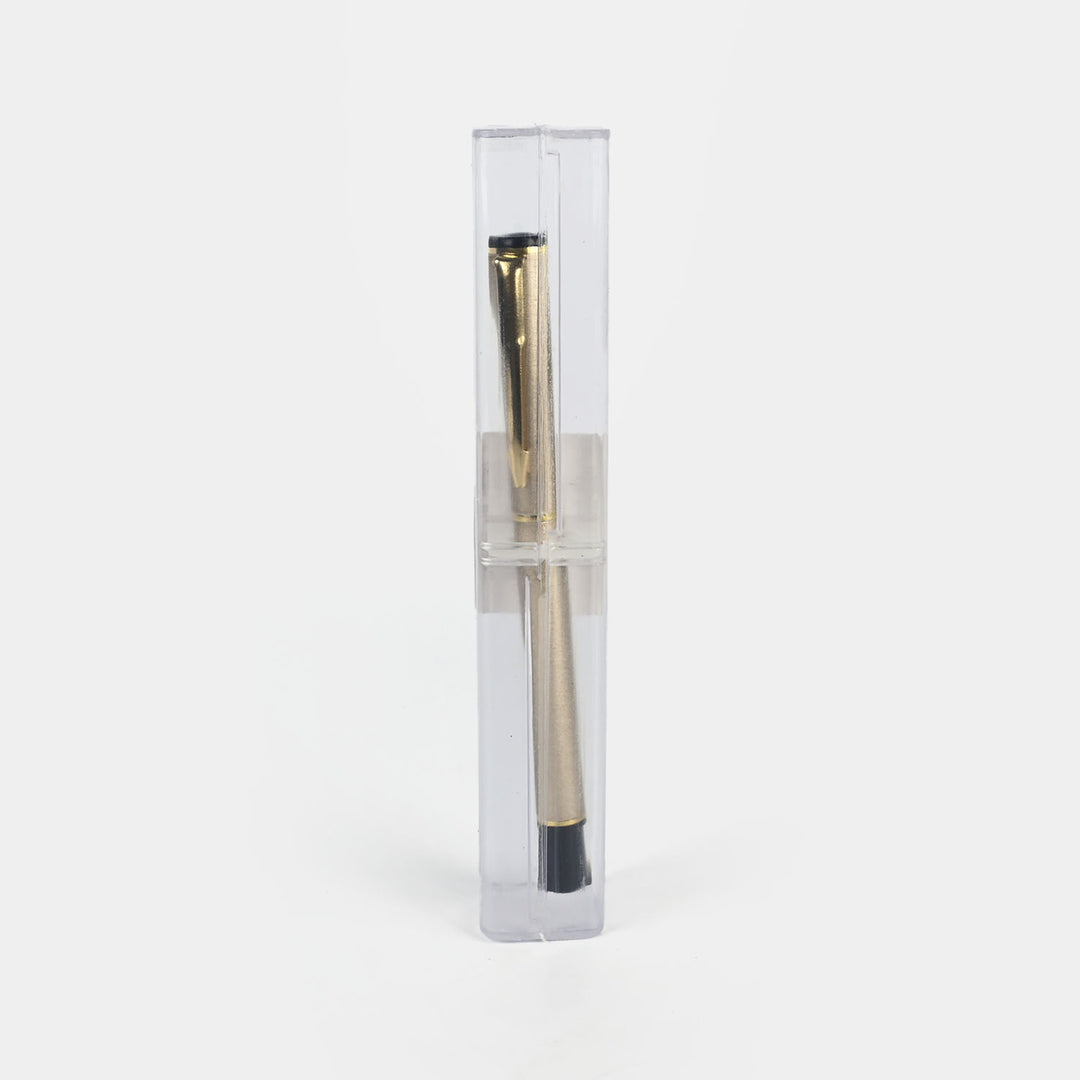 Fancy Ink Pen with Plastic Case