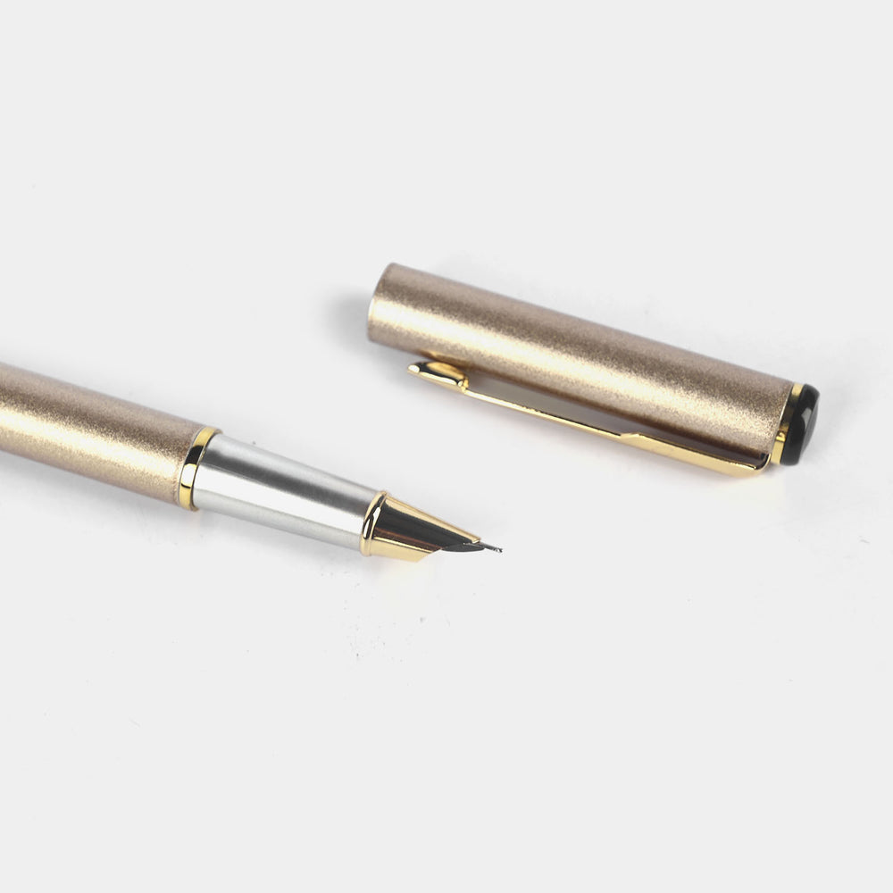 Fancy Ink Pen with Plastic Case