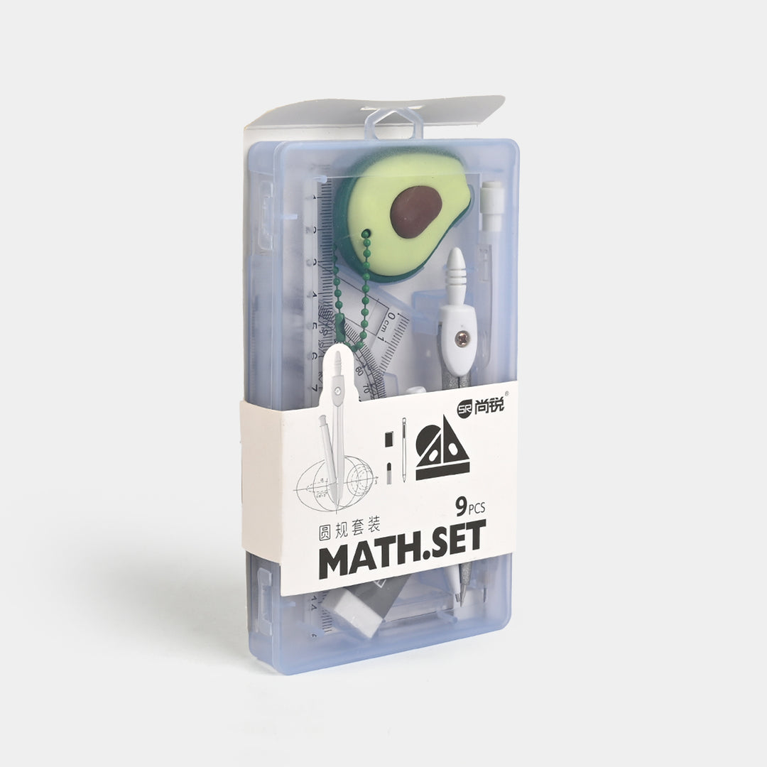 9-Piece Math Compass Geometry Set