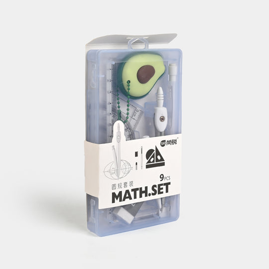 9-Piece Math Compass Geometry Set
