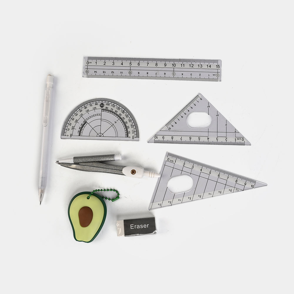 9-Piece Math Compass Geometry Set