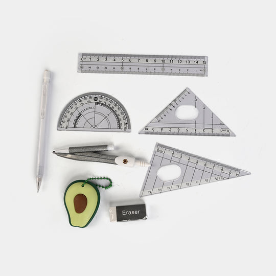 9-Piece Math Compass Geometry Set