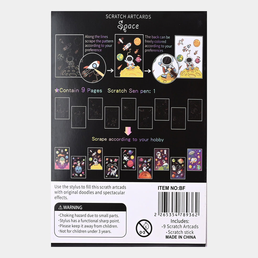 CREATIVE SCRATCH CARD BOOK FOR KIDS