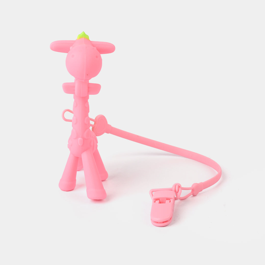Teether Puff Teether Jiraffe Pink Price in Pakistan | Bachaa Party