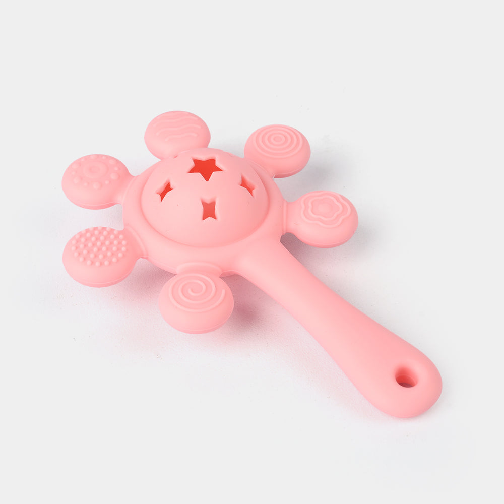 Silicone Giraffe Rattle Baby Teether | 3M+