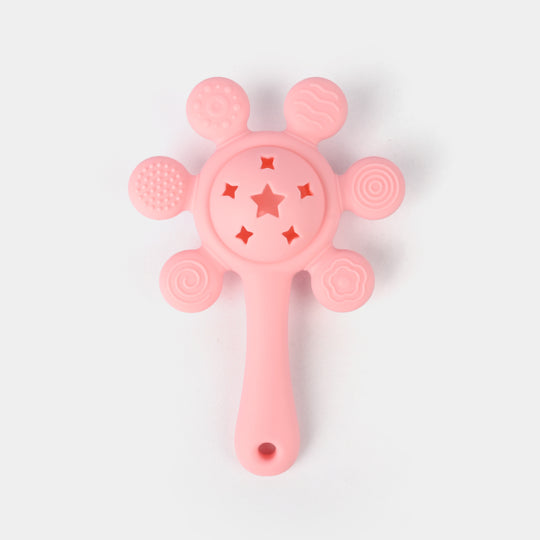 Silicone Giraffe Rattle Baby Teether | 3M+