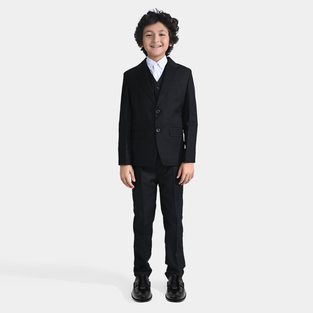 Boys Coat Pant 3PC Suit -BLACK Price in Pakistan Bachaa Party