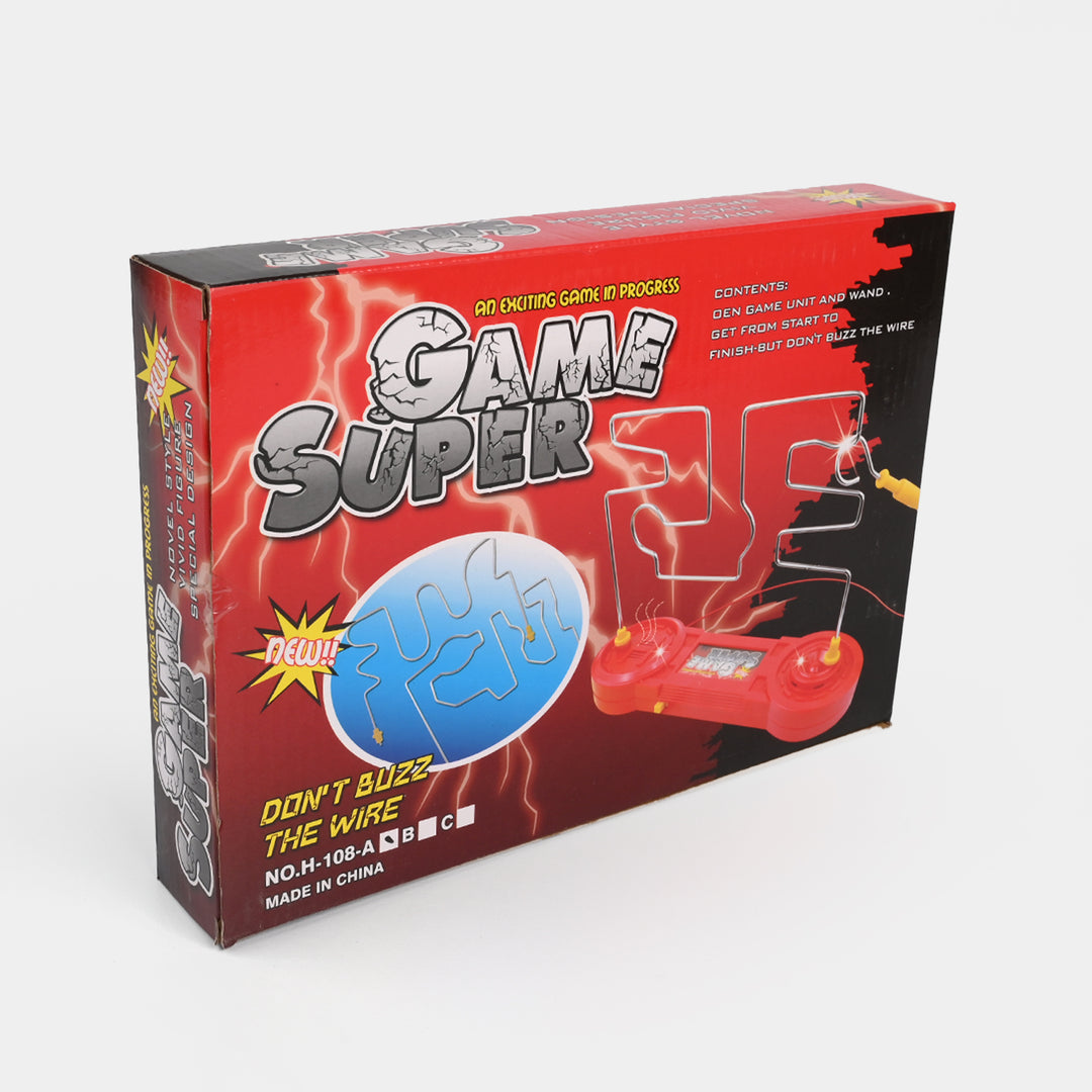 Game Super Don't Buzz the Wire Skill Game