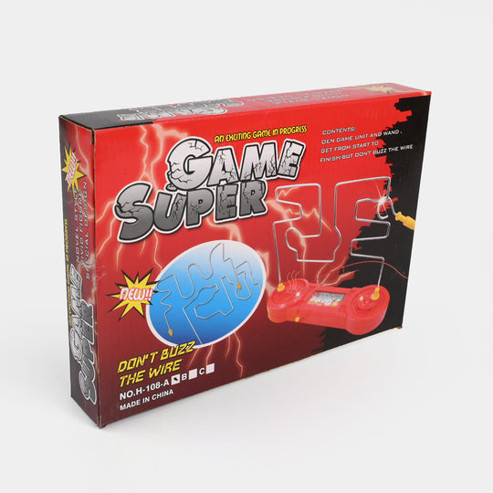 Game Super Don't Buzz the Wire Skill Game