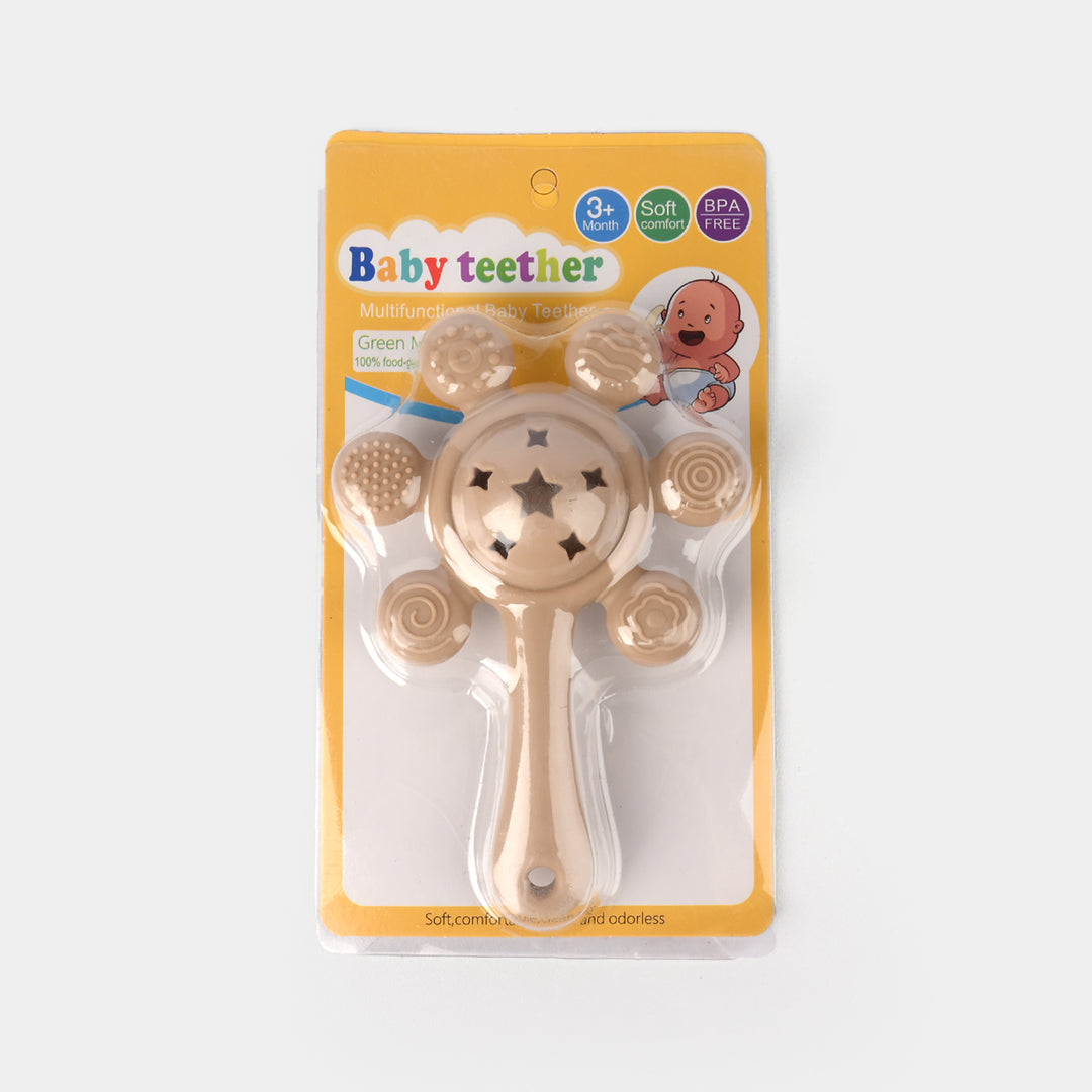 Silicone Giraffe Rattle Baby Teether | 3M+