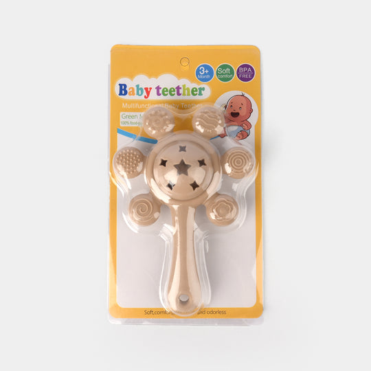 Silicone Giraffe Rattle Baby Teether | 3M+