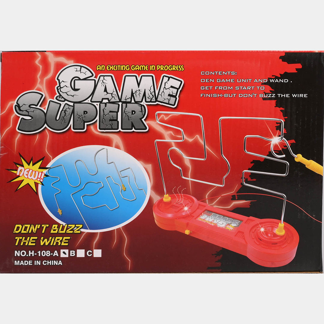 Game Super Don't Buzz the Wire Skill Game