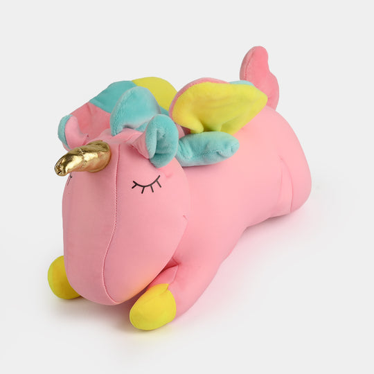Soft Bean Character Lying Small Toy - Pink