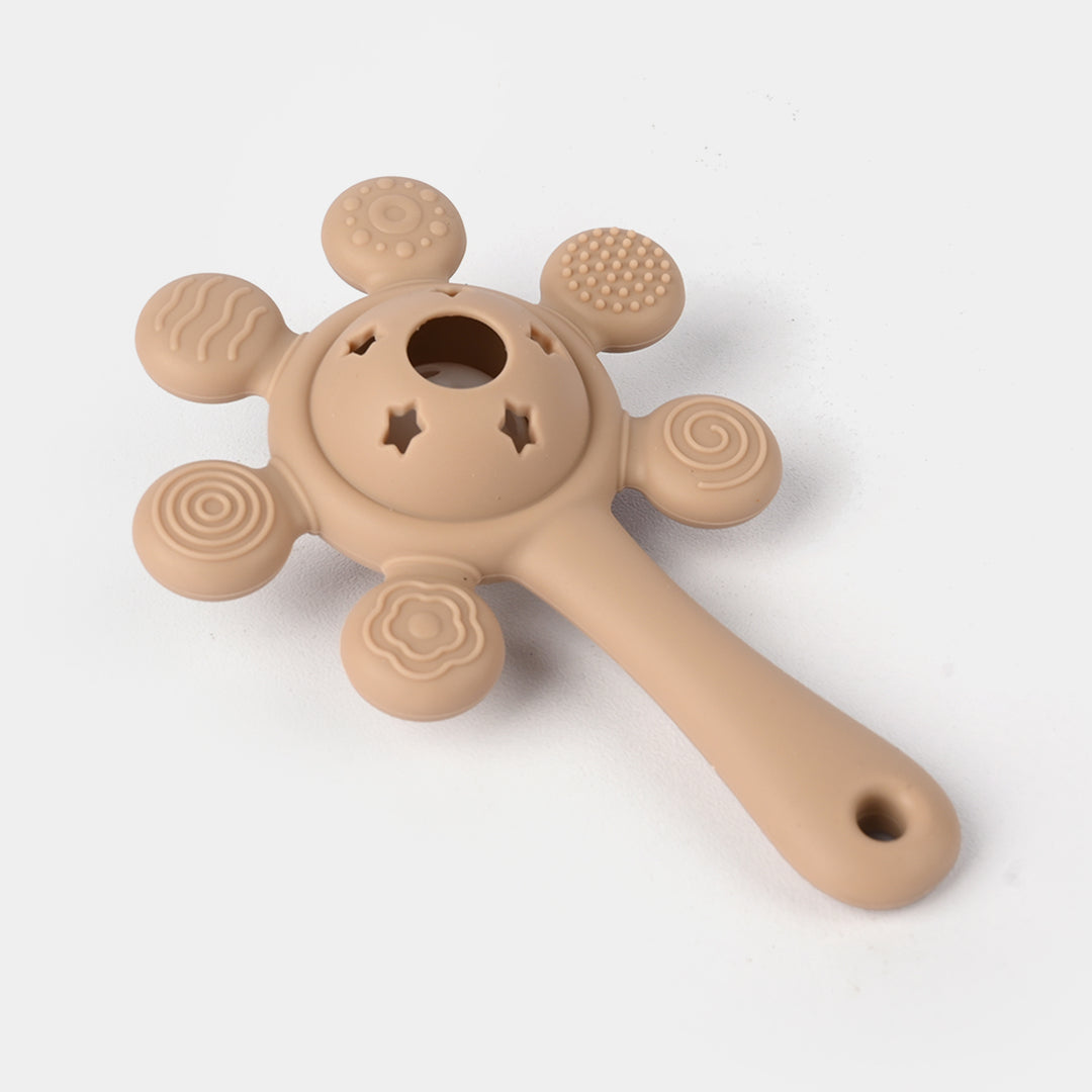 Silicone Giraffe Rattle Baby Teether | 3M+