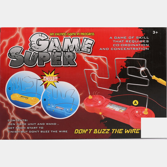Game Super Don't Buzz the Wire Skill Game