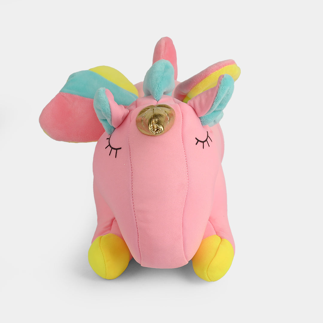 Soft Bean Character Lying Small Toy - Pink