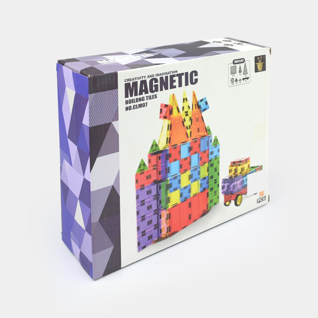 STEM Magnetic Building Tiles Set | 96PCs