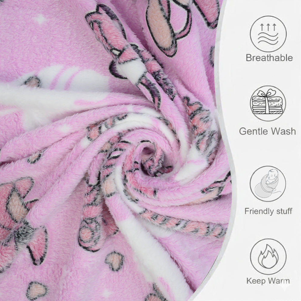 Bunny Flannel Blanket 80x110
