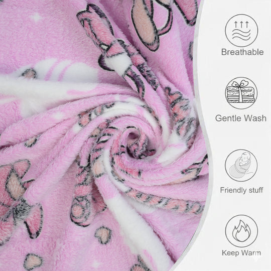 Bunny Flannel Blanket 80x110