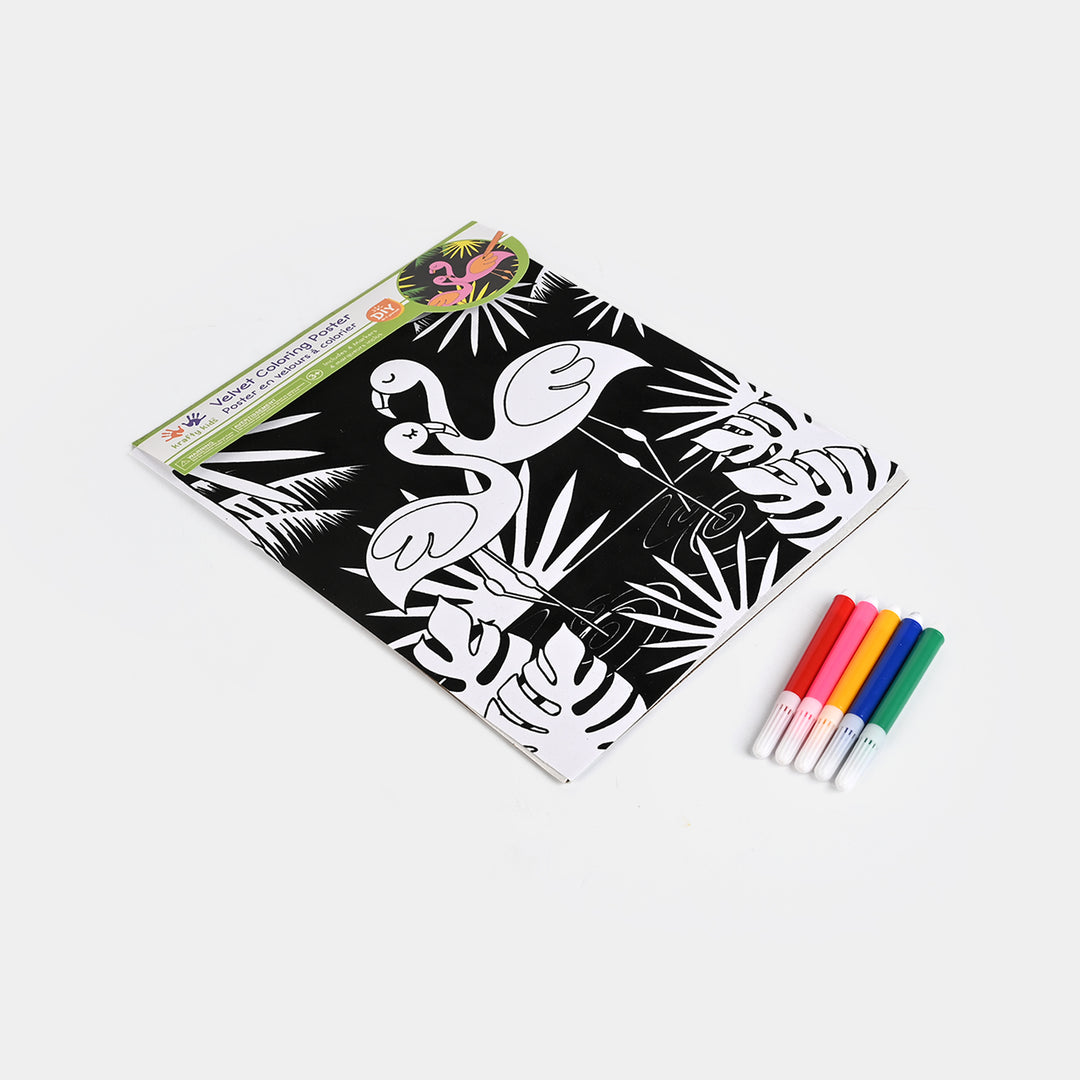 Velvet Coloring Poster Set