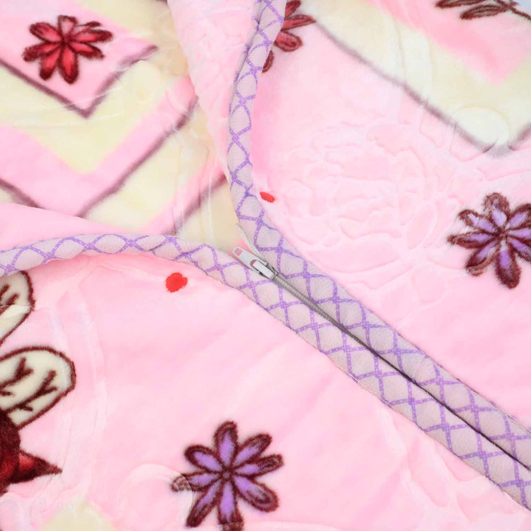Game Play Pink Zipper Blanket 80x110