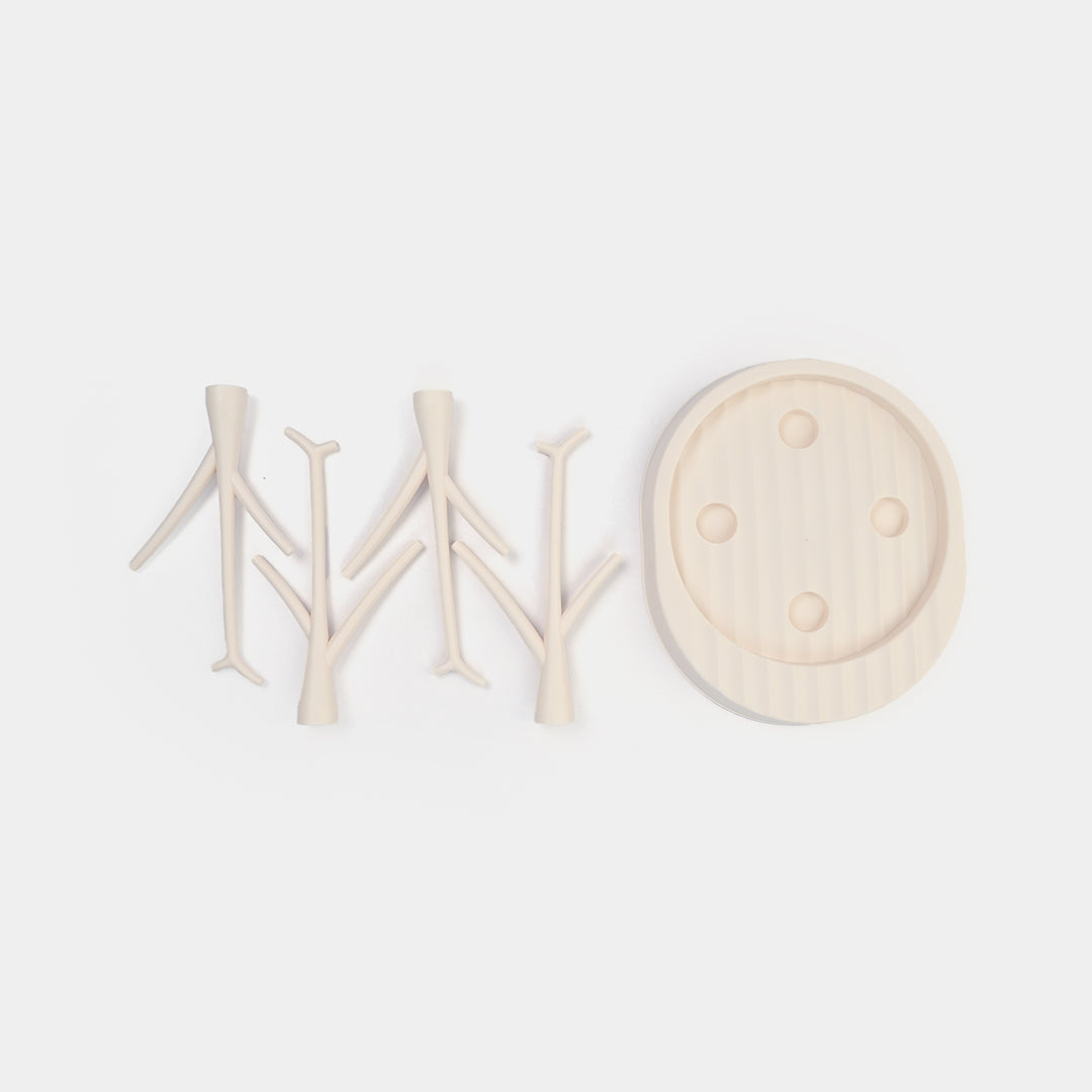 Tree-Shaped Baby Bottle Drying Rack