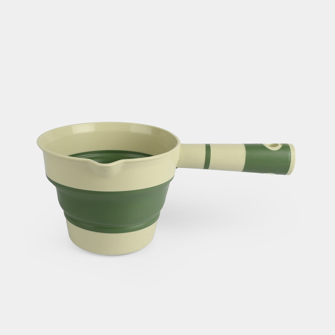 Collapsible Plastic & Silicone Shower Mug