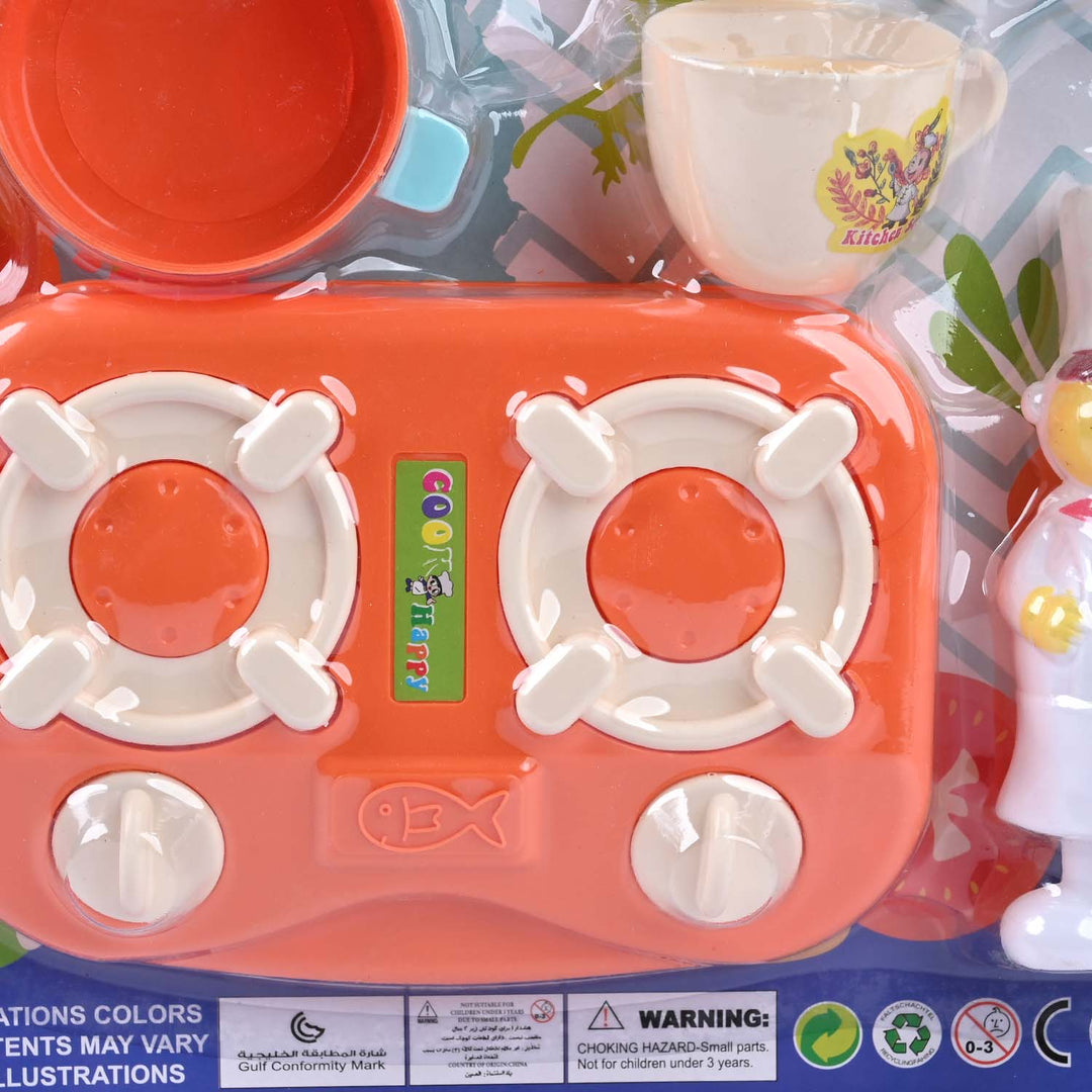 Kitchen Set With Food for Girls