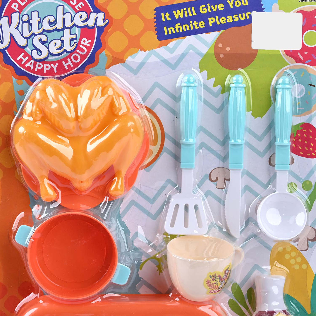 Kitchen Set With Food for Girls