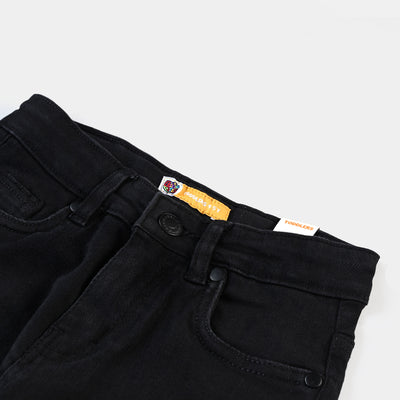 Boys Denim Stretch Pant Basic-BLACK