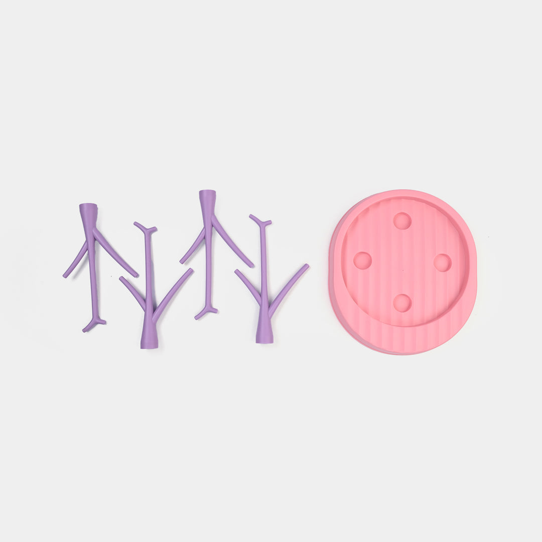 Tree-Shaped Baby Bottle Drying Rack