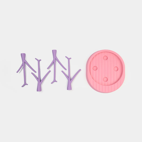 Tree-Shaped Baby Bottle Drying Rack