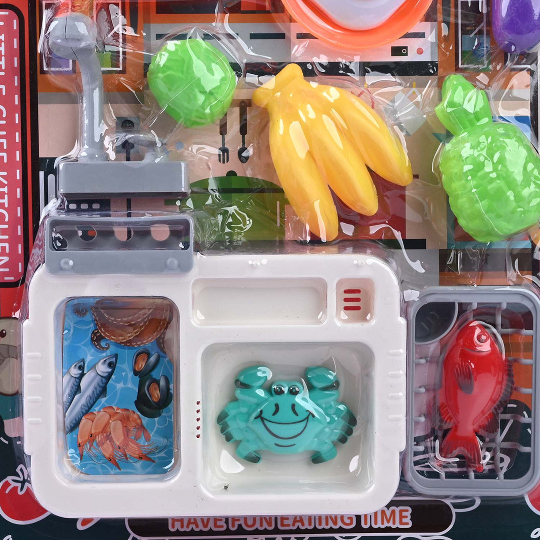 Kitchen Sink & Food Set For Girls