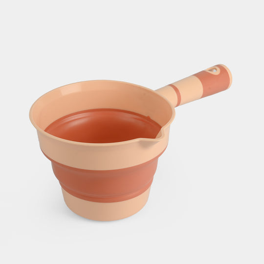 Collapsible Plastic & Silicone Shower Mug
