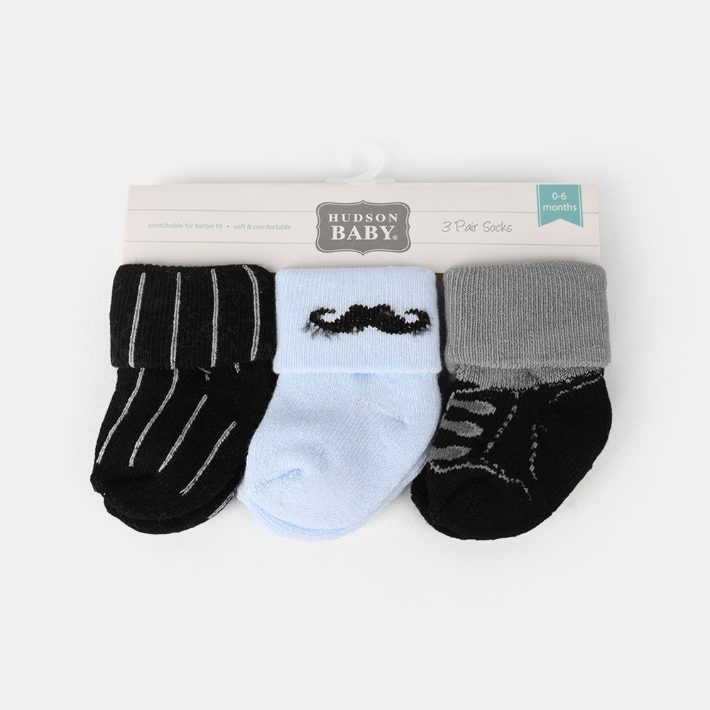 Infant Baby 3 Pair Socks | 0-12M