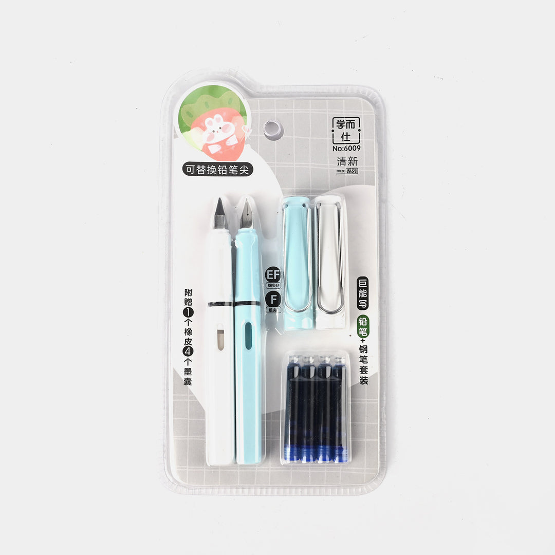 Pen + Pencil With Refill cartridges