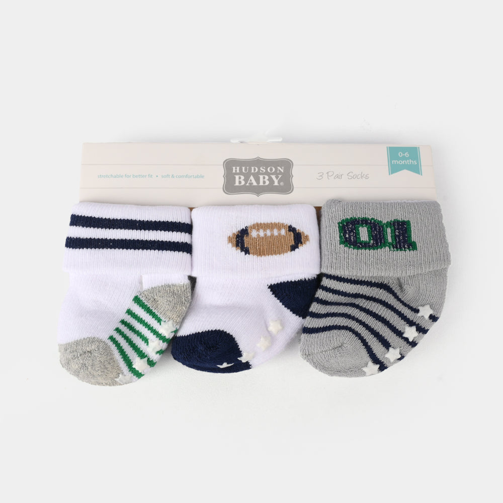 Infant Baby 3 Pair Socks | 0-12M