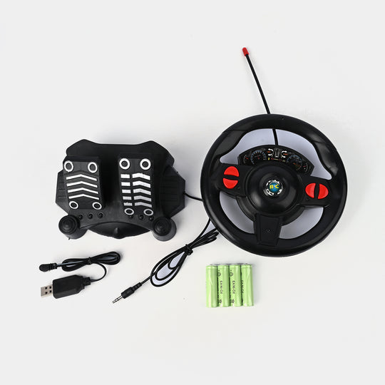 Remote Control Car Steering Wheel & Pedal