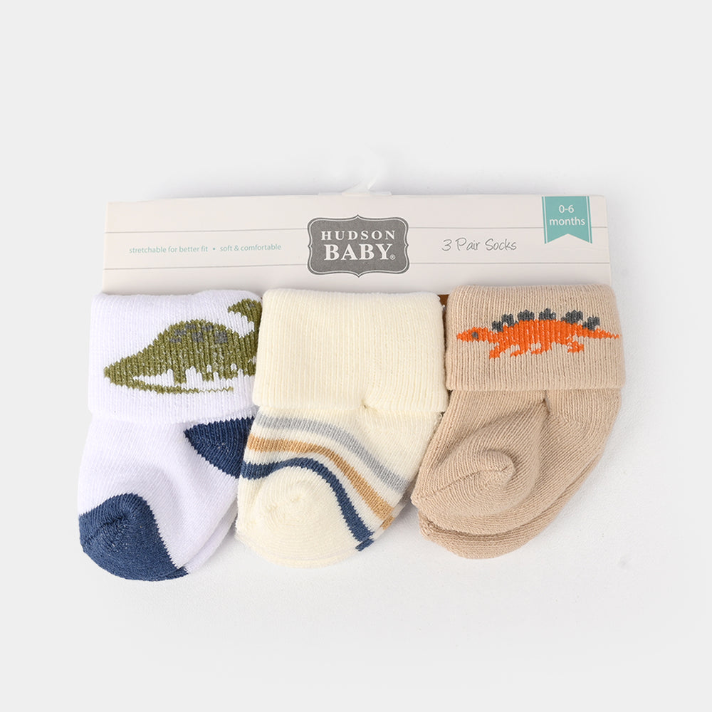 Infant Baby 3 Pair Socks | 0-12M