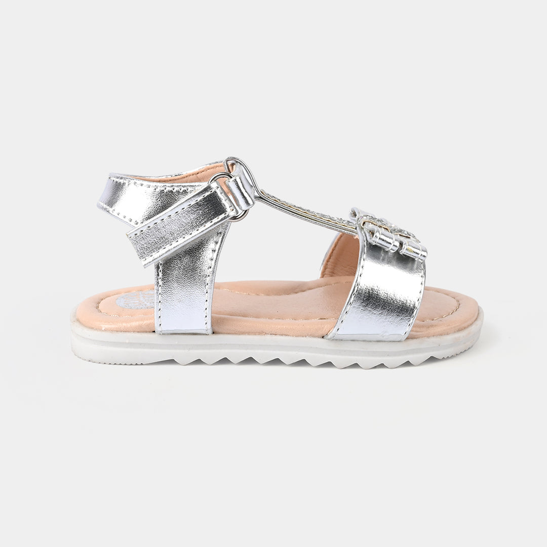 Girls Sandal 456-98-SILVER