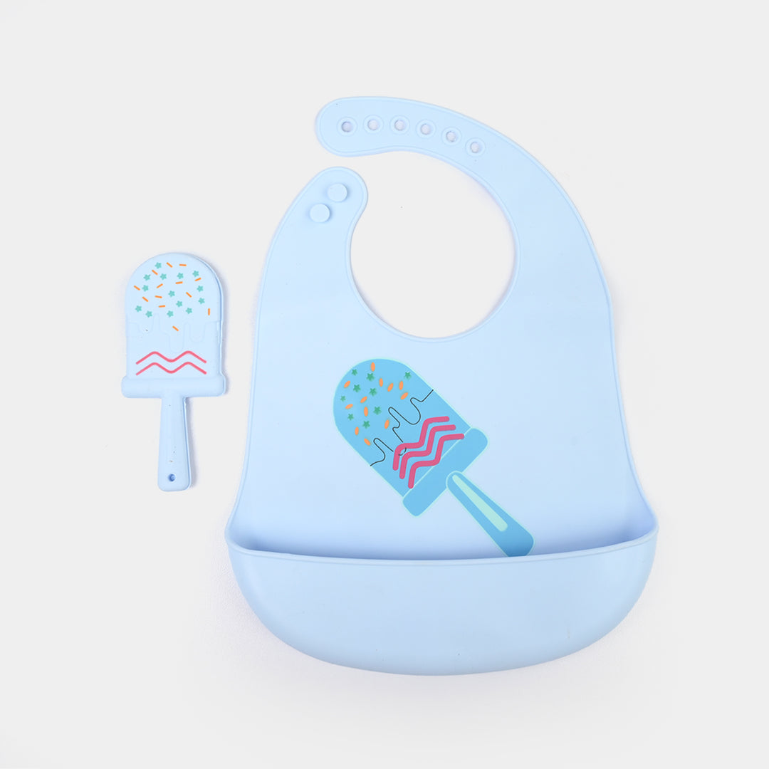 Silicone Bib + Teether