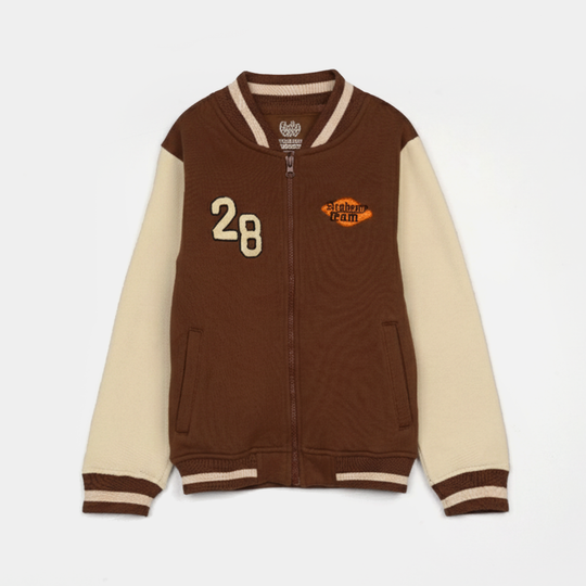 Boys Fleece Knitted Bomber Academy Team
