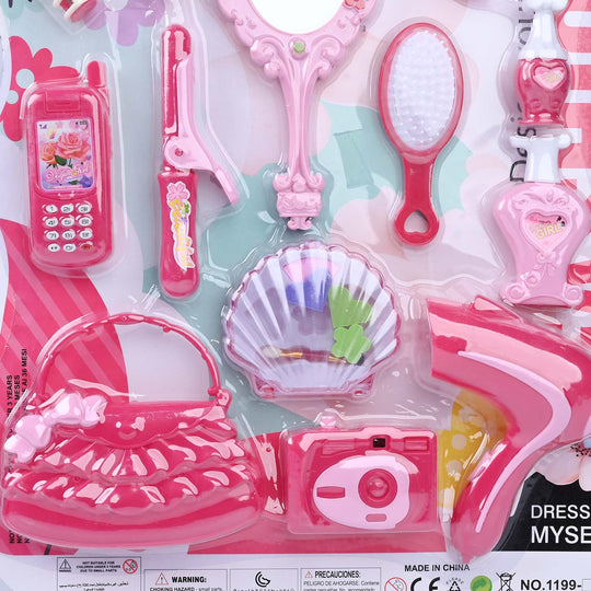 Makeup & Hairstyling Toy Kit for Girls